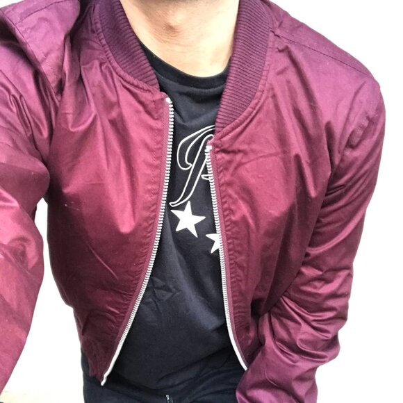 Burgundy Men Jacket - Picture 1 of 2